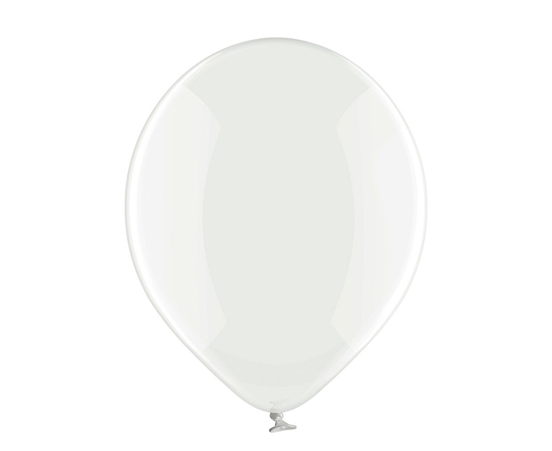 Balloons Belbal 12", B105-038, crystal clear, 100pcs
